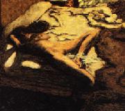 Pierre Bonnard Woman Dozing on a Bed(The Indolent Woman) oil painting reproduction
